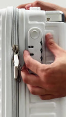 Mala de Bordo ABS 29L Lequeen Rosé com Cadeado Integrado