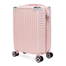 Mala de Bordo ABS 29L Lequeen Rosé com Cadeado Integrado