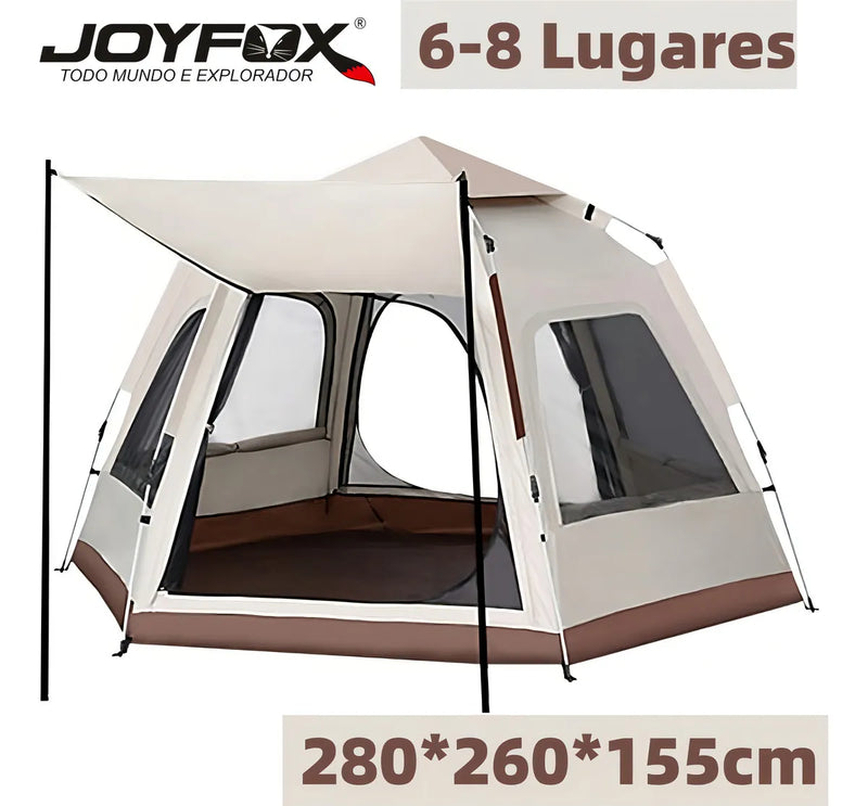 Barraca De Camping Acampamento impermeável  Automática Grande Para 5-8 lugares Pessoas