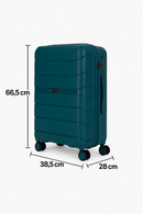 Mala de Viagem Media 18kg Polipropileno Resistente Leve e Antirriscos