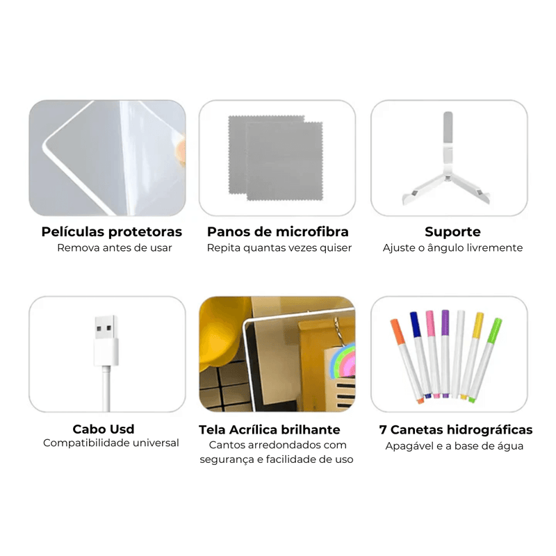 LuzPad - Tablet de Desenho Brilhante