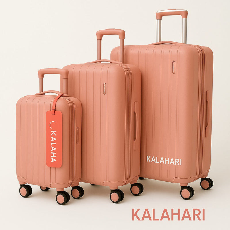 Kit de Malas Kalahari Premium – Compre 1 Leve 3 | Garantia de 1 Ano