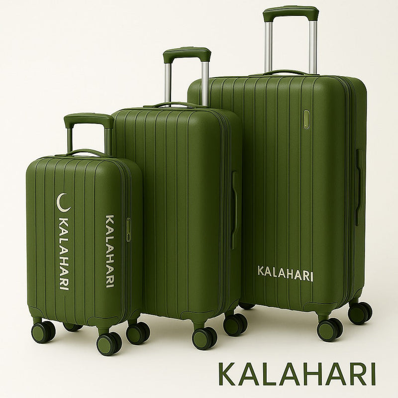Kit de Malas Kalahari Premium – Compre 1 Leve 3 | Garantia de 1 Ano