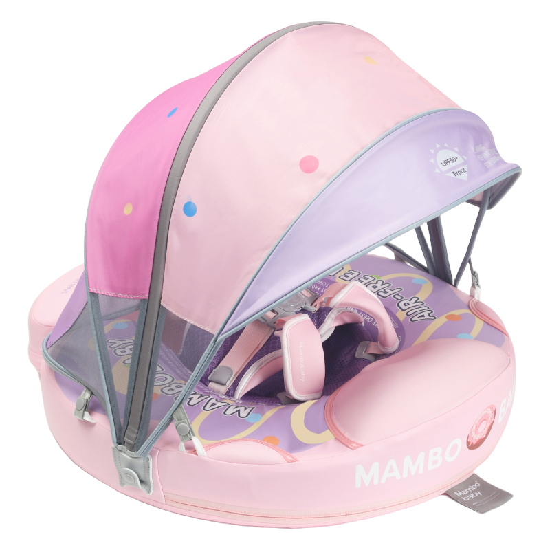 Boia Mambobaby Donuts Deluxe Edition Com Cauda e Proteção Solar FPU 50+ (3 meses a 3 anos)